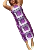 Ankara Dress - Purple - Image 2