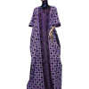 Purple and black maxi dress - Image 2