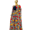 Kimono pant set - orange and yellow