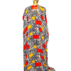 Kimono pant set - orange and yellow - Image 3